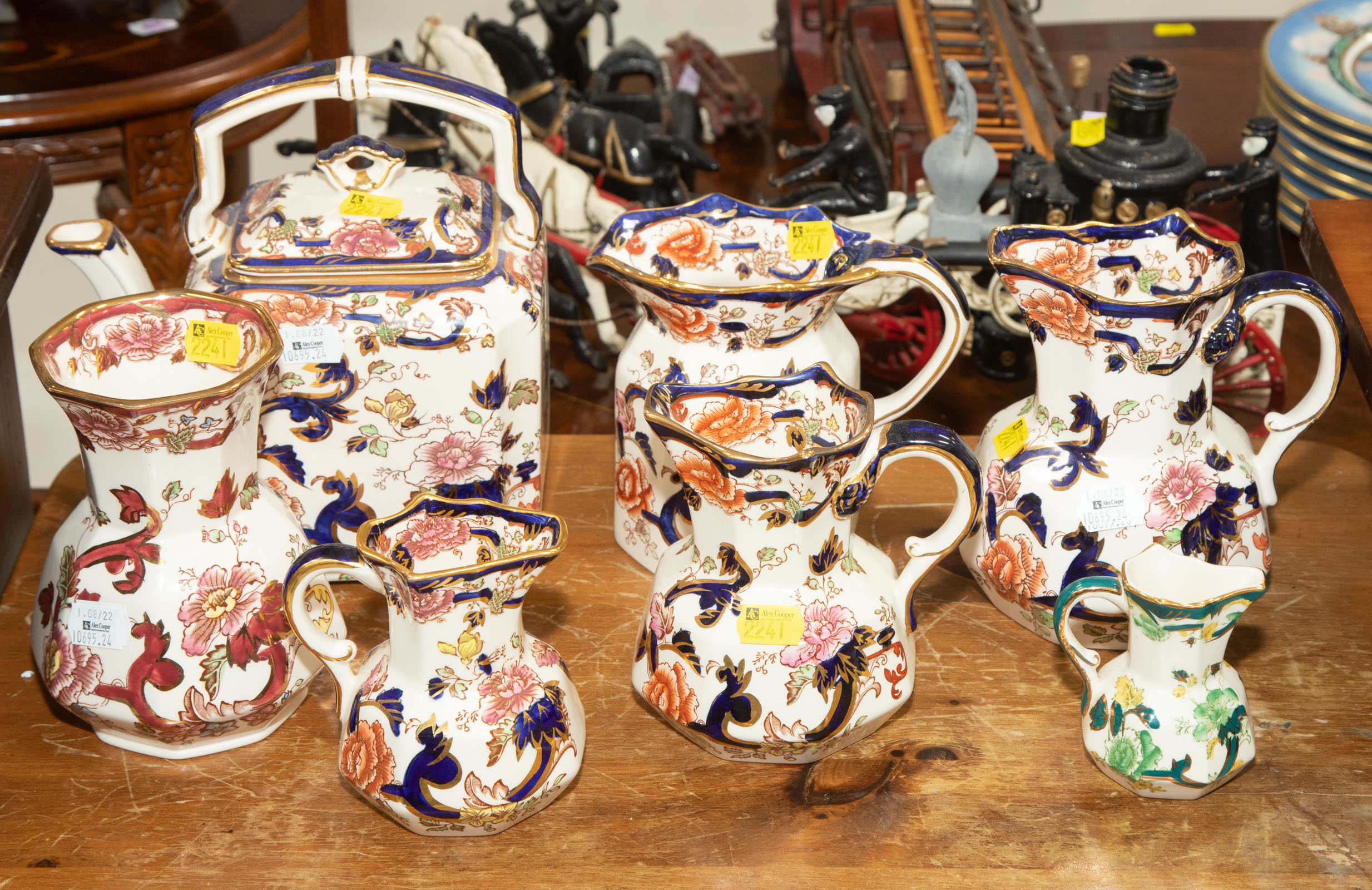 SEVEN PIECES OF MASONS CHINA