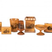 Seven Pieces of Mauchline Ware