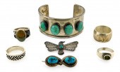 SEVEN PIECES OF SILVER INCLUDI