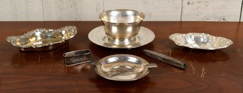 Seven pieces of sterling,