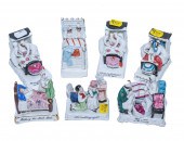 SEVEN PORCELAIN FAIRINGS With