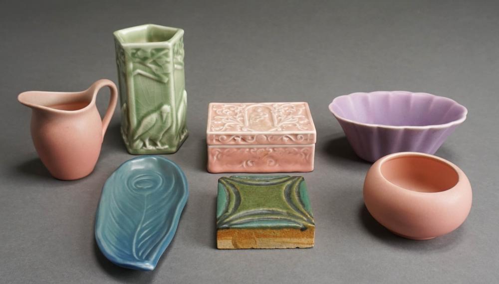 SEVEN ROOKWOOD POTTERY