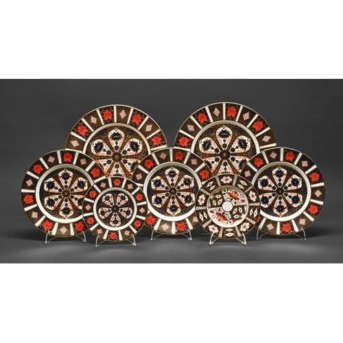 Seven Royal Crown Derby Imari