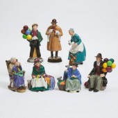 Seven Royal Doulton Figures, 2
