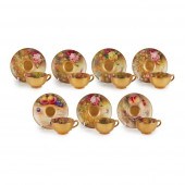 SEVEN ROYAL WORCESTER FRUIT PA