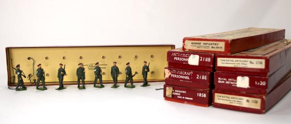 SEVEN SETS OF BRITAINS SOLDIERS