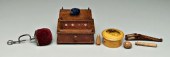 Seven sewing implements: one-d