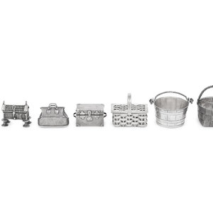 Seven Silver Decorative Articles