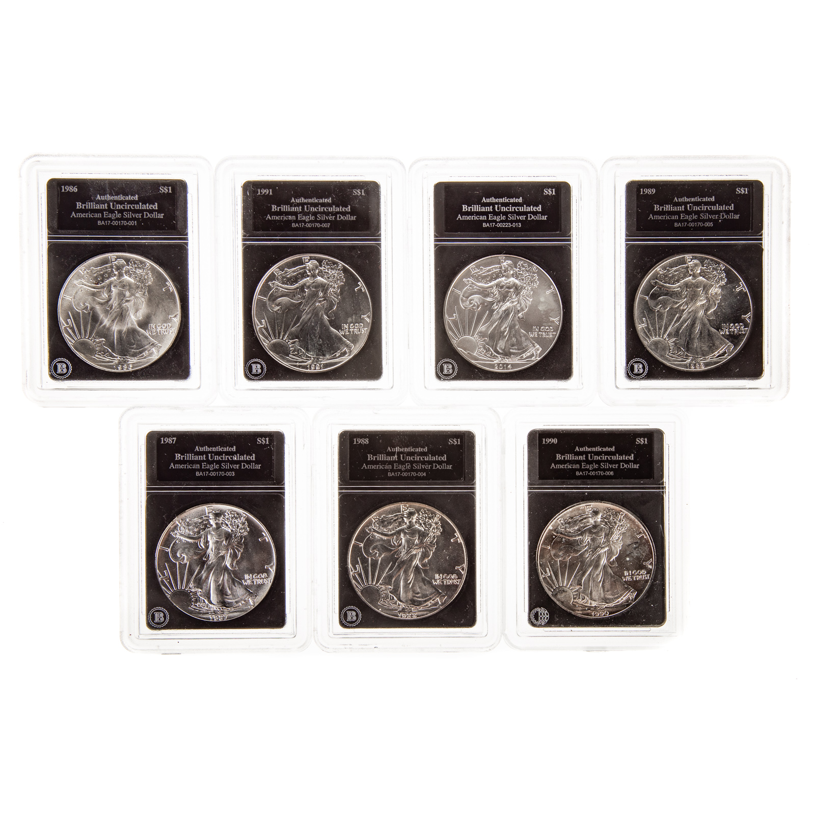 SEVEN SILVER EAGLES IN NICE