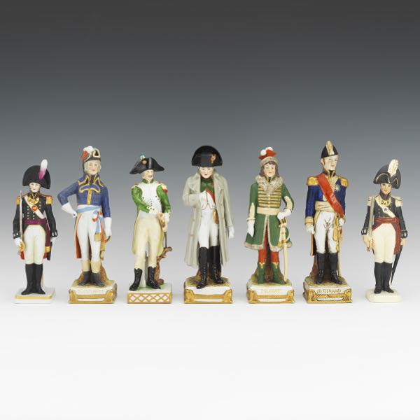 SEVEN SITZENDORF PORCELAIN