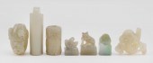 SEVEN SMALL CHINESE CELADON JA