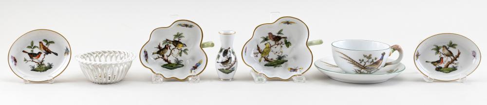 SEVEN SMALL PIECES OF HEREND