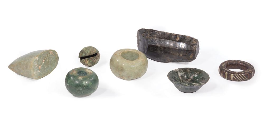 SEVEN SMALL PRE-COLUMBIAN