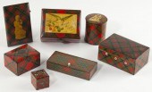 Seven Small Tartanware Utilita