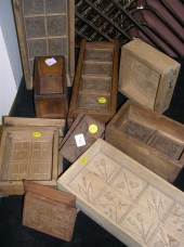 Seven square and rectangular b