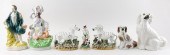 SEVEN STAFFORDSHIRE FIGURES EN