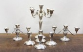 SEVEN STERLING SILVER HOLLOWWA