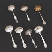 SEVEN STERLING SILVER SAUCE LA