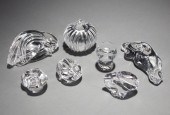 SEVEN STEUBEN GLASS FIGURESSev