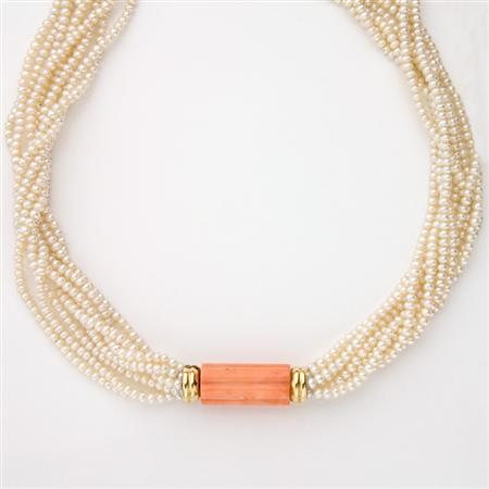 Seven Strand Biwa Pearl Torsade