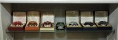 SEVEN SULPHIDE PAPERWEIGHTS. F