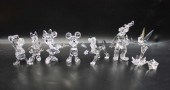 SEVEN SWAROVSKI DISNEY FIGURIN