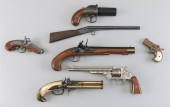 SEVEN THEATRICAL GUNS 20TH CEN