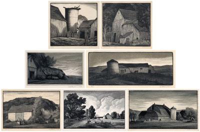 Seven Thomas W. Nason engravings