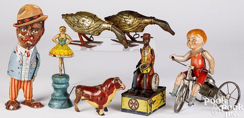 SEVEN TIN LITHOGRAPH WIND-UP