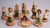 SEVEN TOM CLARK PAINTED COMPOS
