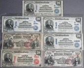 SEVEN U.S. 20-DOLLAR NOTES, LA