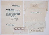 SEVEN U.S. PRESIDENTS SIGNATUR