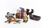 SEVEN VARIOUS ANIMAL CABINET/T