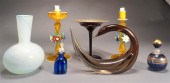 SEVEN VENETIAN AND ART GLASS T