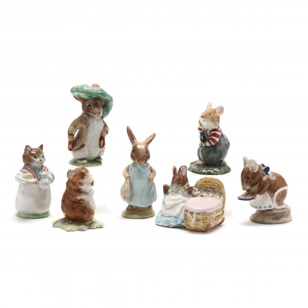 SEVEN VINTAGE BEATRIX POTTER