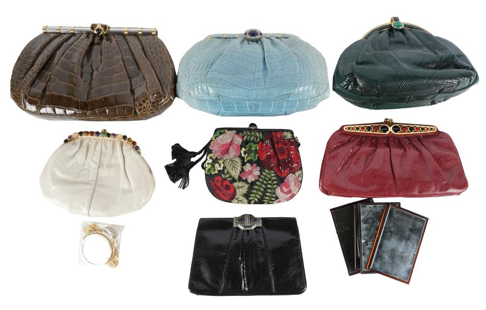 SEVEN VINTAGE JUDITH LEIBER
