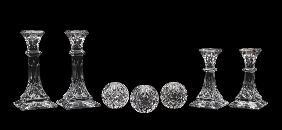 SEVEN WATERFORD CRYSTAL LISMORE
