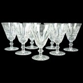 SEVEN WATERFORD CUT CRYSTAL WA