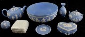 SEVEN WEDGWOOD BLUE & WHITE JA