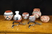 SEVEN WESTERN PIECES. Six cont