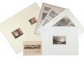 SEVEN WORKS ON PAPER 19TH AND
