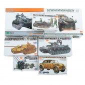 SEVEN WWII GERMAN TANK & CAR M