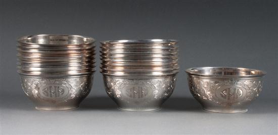 Seventeen American engraved