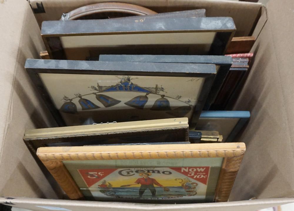SEVENTEEN ASSORTED WORKS OF ART