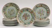 SEVENTEEN CANTON ENAMELED DINN