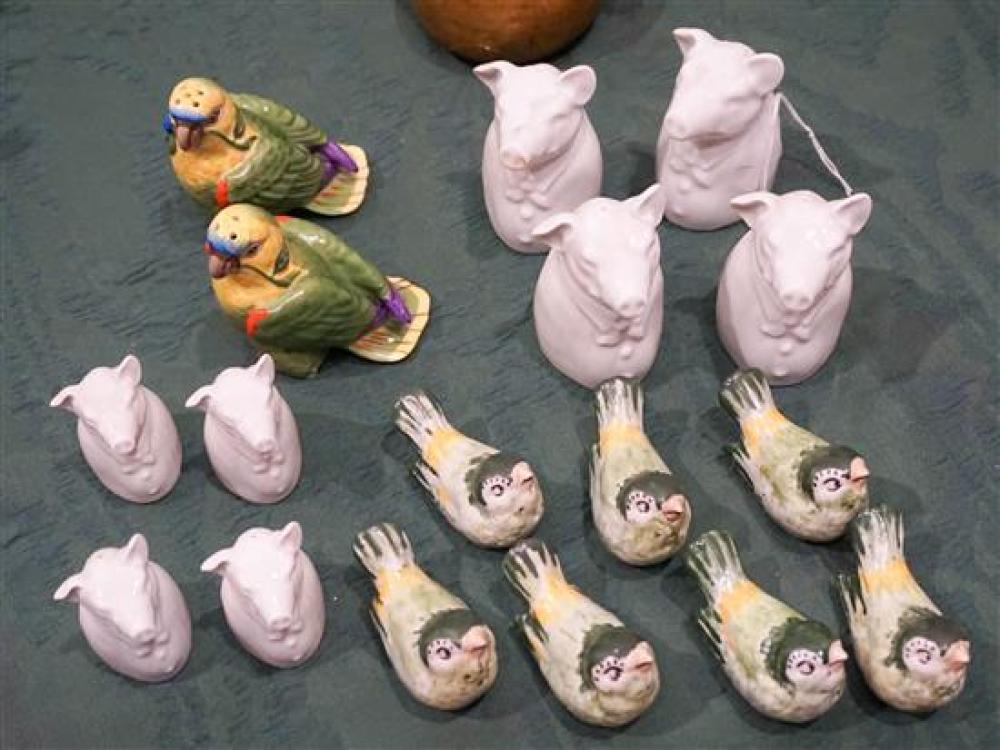 SEVENTEEN CERAMIC SALT AND PEPPER