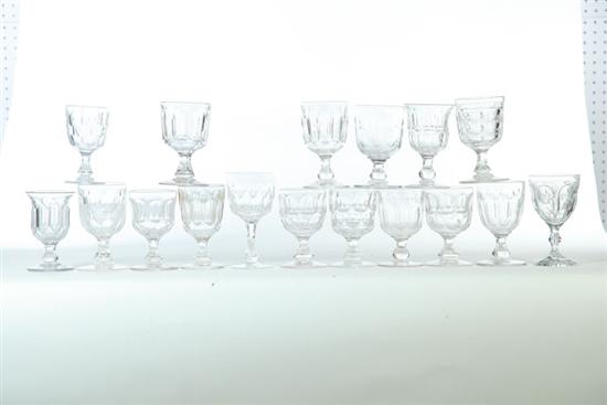 SEVENTEEN FLINT GLASS WATER
