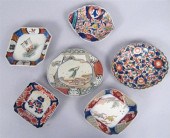 Seventeen Japanese imari trays