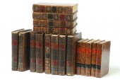 SEVENTEEN LEATHERBOUND VOLUMES