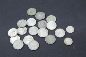 SEVENTEEN SILVER DOLLARS. 11 P